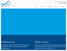 Tablet Screenshot of diakoniestation-herrenberg.de